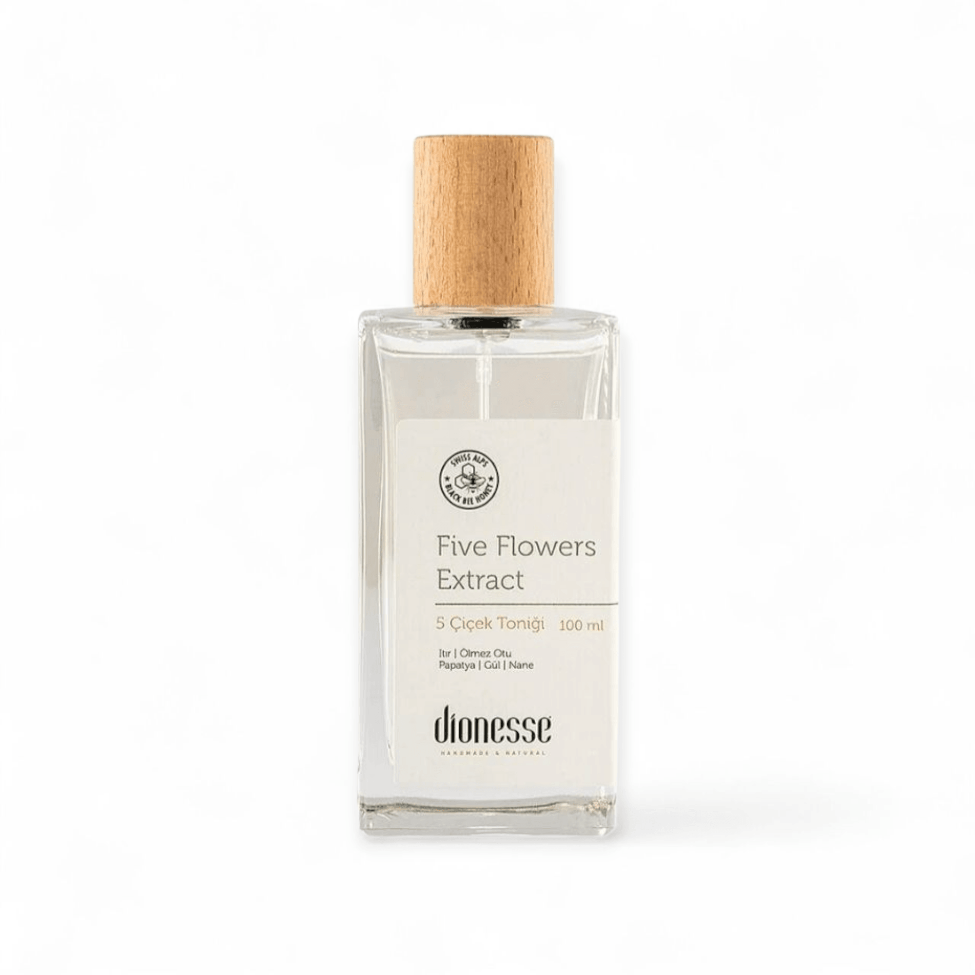 5 Çiçek Black Bee Detoks Yüz Toniği 100 ml | Siyah Arı Balı ile Cilt Sıkılaştırıcı ve Yatıştırıcı Tonik | Tüm Cilt Tipleri İçin Doğal Bakım