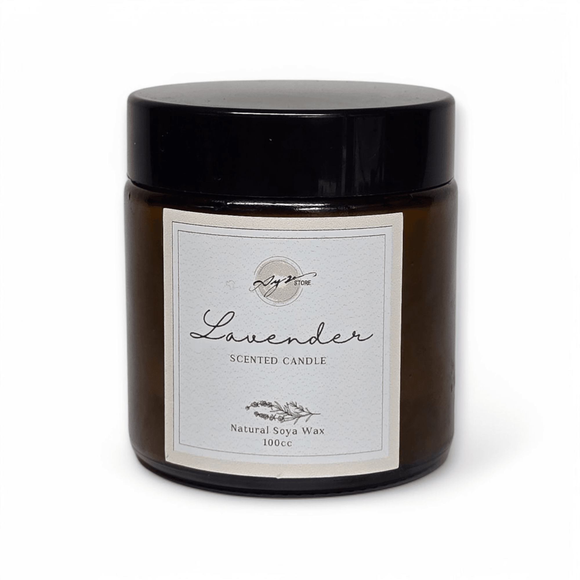 Doğal Soya Wax Lavanta Esanslı El Yapımı Mum – 100cc