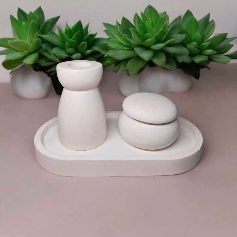 Beton 3'lü Piyon Set