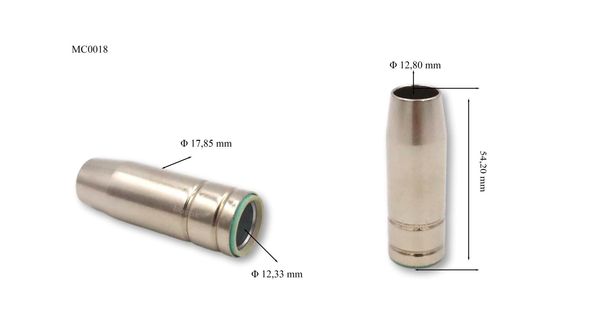 TRAFIMET NOZUL 15 MIG-12MM-STD