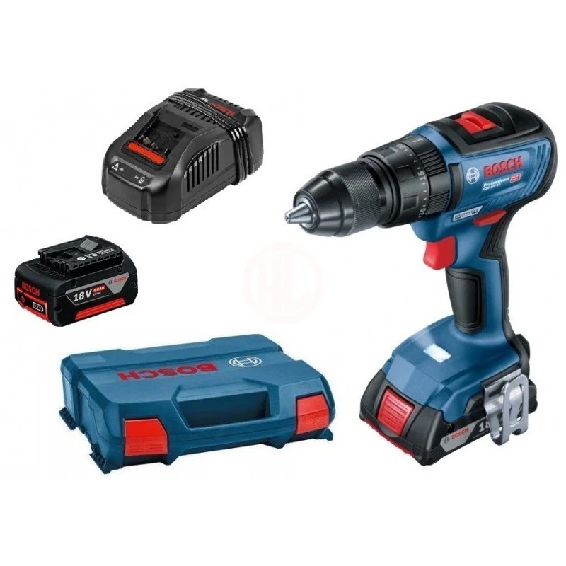 Bosch GSB 18V-50 DARBELI AKULU VIDALAMA 2.AH+5.AH - 06019H5103