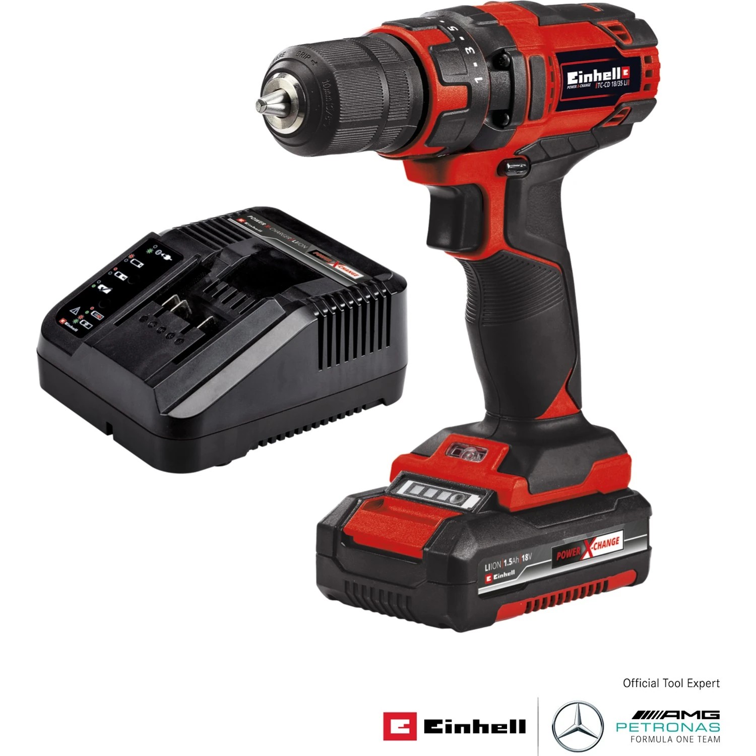 Einhell TE-CD 18/35 Li (1x1,5 Ah), Akülü Vidalama