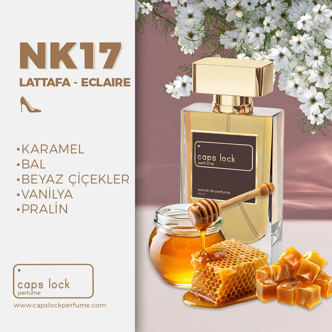 NK17 - CAPS LOCK Perfume (Lattafa-Eclaire Muadili) 60 ml.
