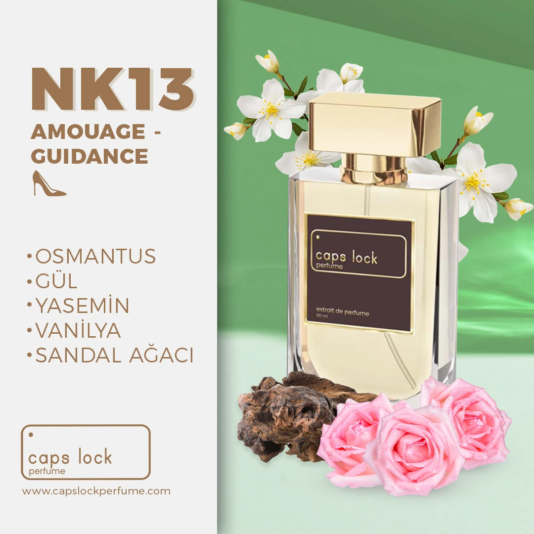 NK13 - CAPS LOCK Perfume (Amouage-Guidance Muadili) 60 ml.
