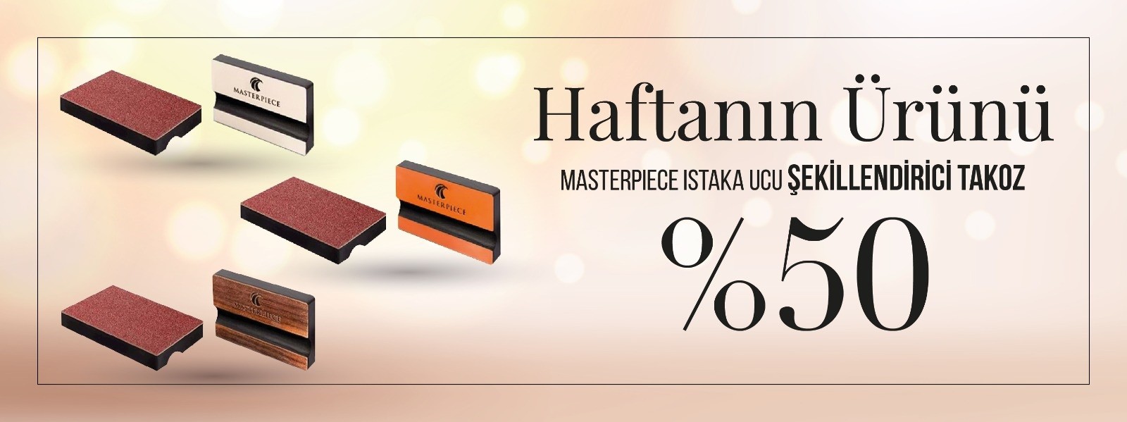 Masterpiece Istaka Ucu Şekillendirici Takoz - Beyaz