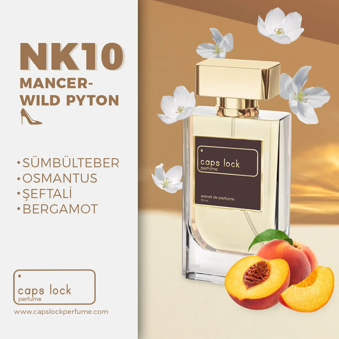 NK10 - CAPS LOCK Perfume (Mancera-Wild Python Muadili) 60 ml.