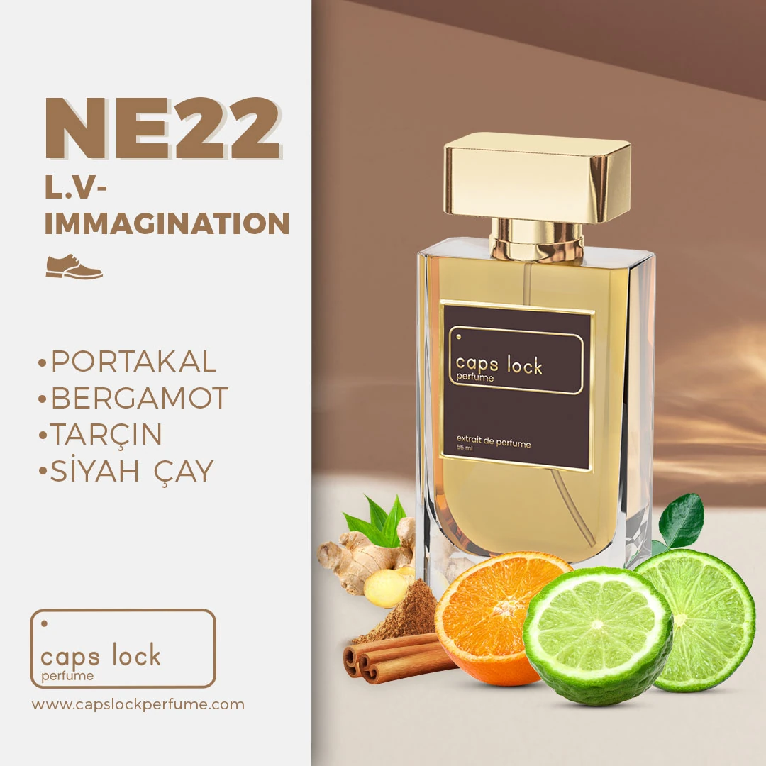 NE22 - CAPS LOCK Perfume (Louis Vuitton-Imagination Muadili) 60 ml.