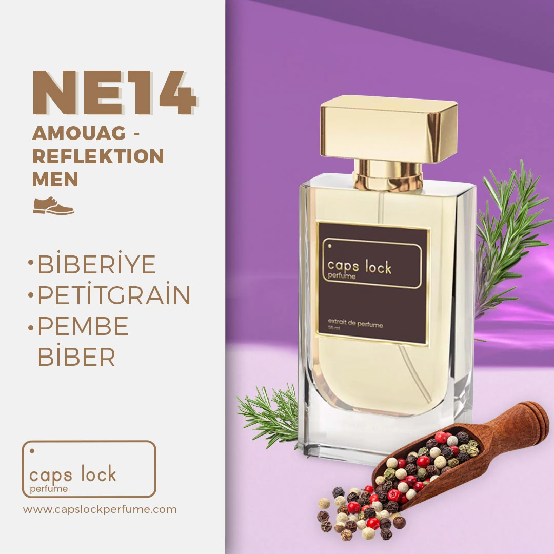 NE14 - CAPS LOCK Perfume (Amouage-Reflection Man Muadili) 60 ml.