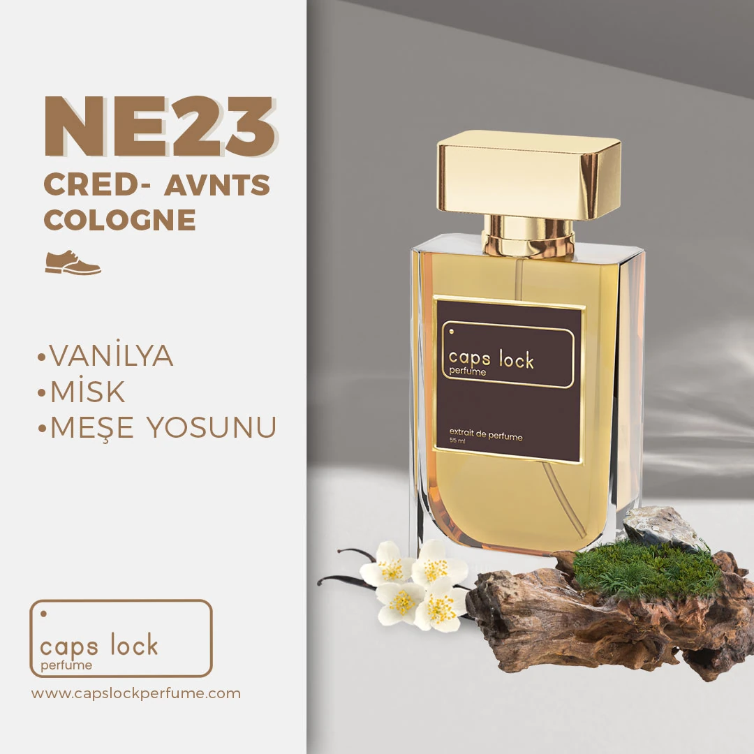 NE23 - CAPS LOCK Perfume (Creed-Aventus Cologne Muadili) 60 ml.