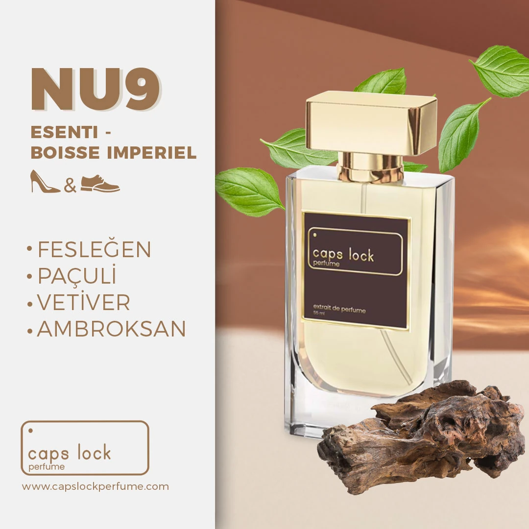 NU09 - CAPS LOCK Perfume (Essential Parfums-Bois Imperial Muadili) 60 ml.