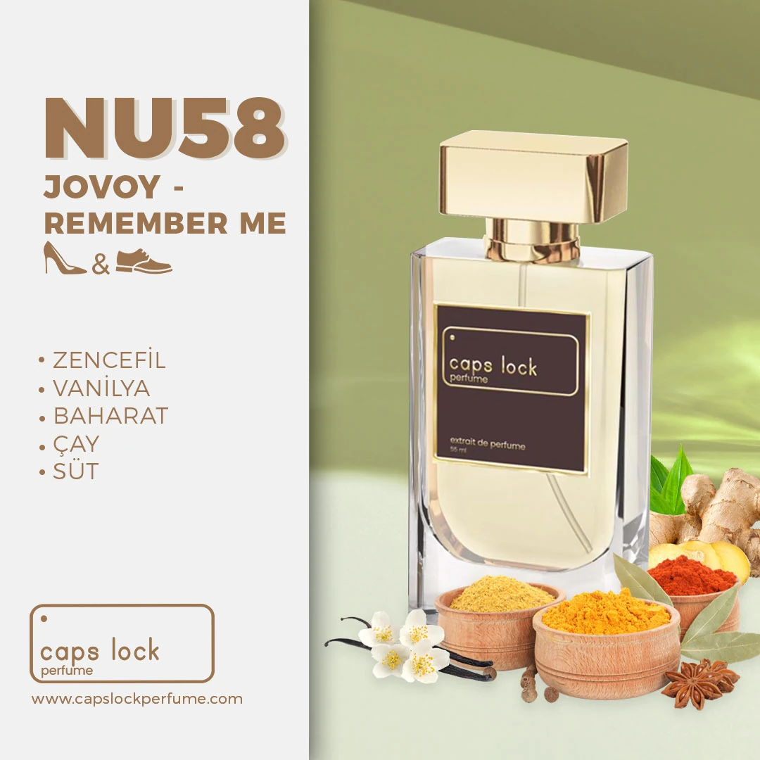 NU58 - CAPS LOCK Perfume (Jovoy-Remember Me Muadili) 60 ml.