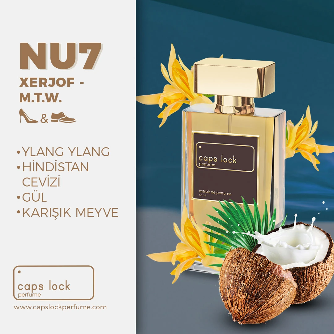NU07 - CAPS LOCK Perfume (Xerjoff-More Than Words Muadili) 60 ml.
