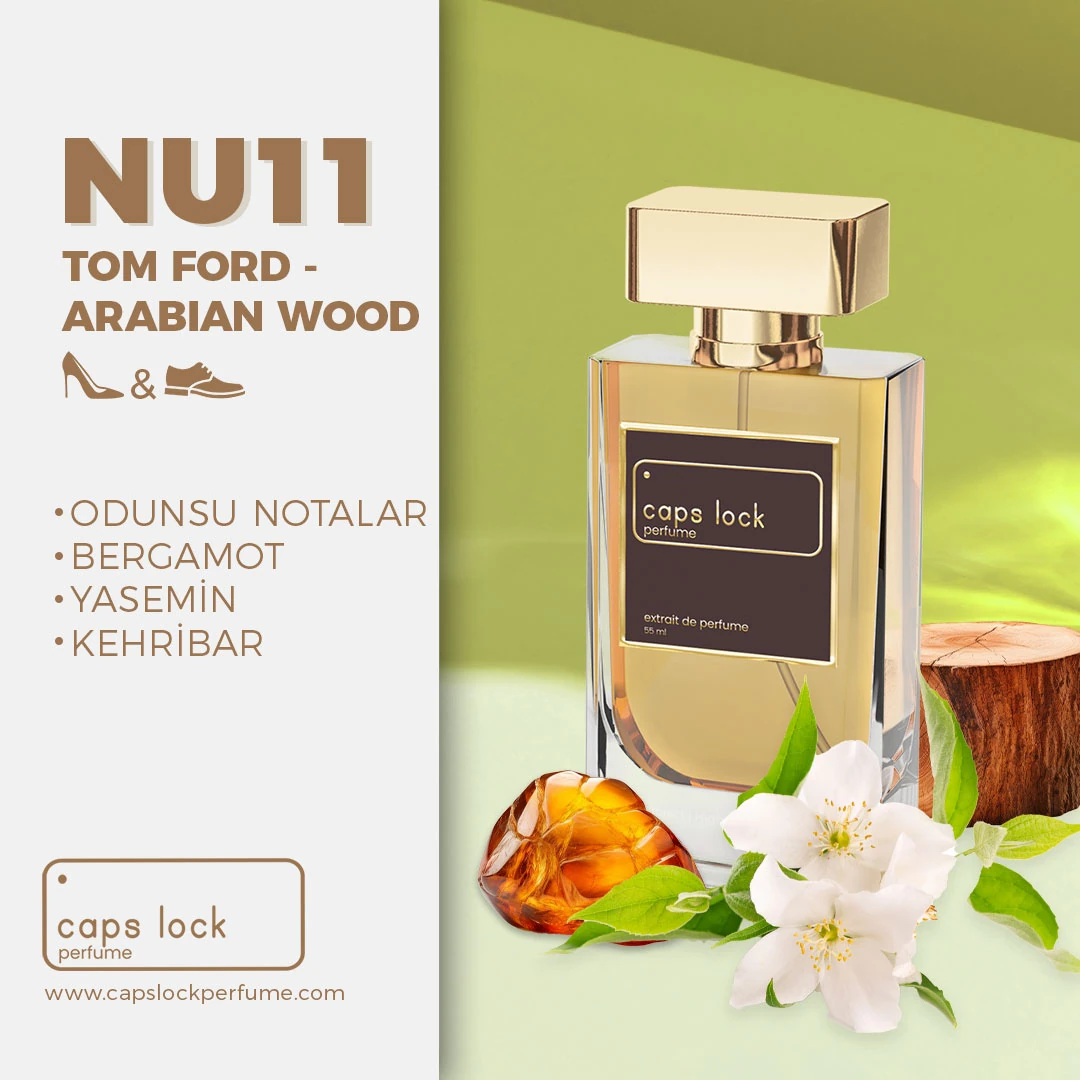 NU11 - CAPS LOCK Perfume (Tom Ford-Arabian Wood Muadili) 60 ml.