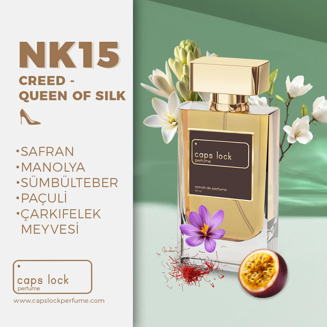 NK15 - CAPS LOCK Perfume (Creed-Queen Of Silk Muadili) 60 ml.