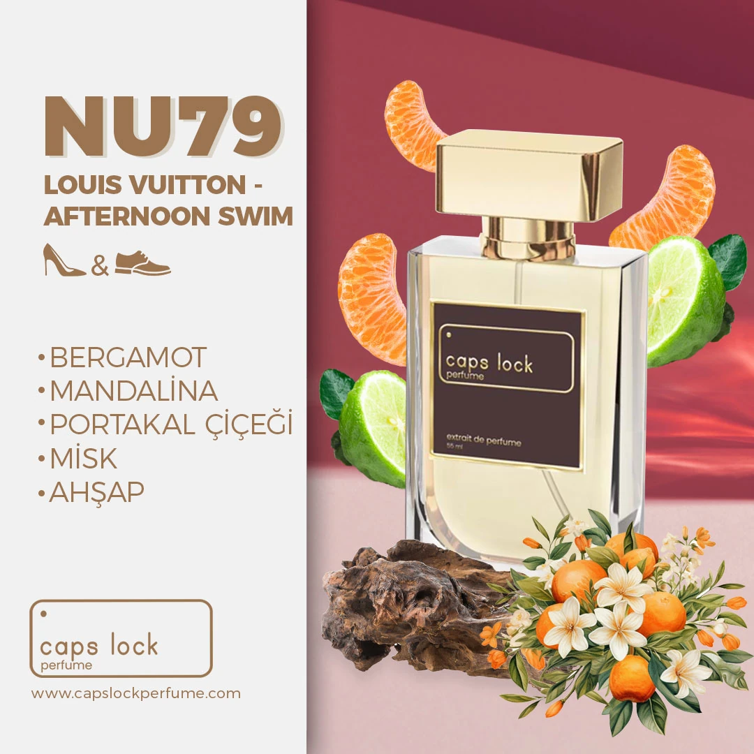 NU79 - CAPS LOCK Perfume (Louis Vuitton-Afternoon Swim Muadili) 60 ml.