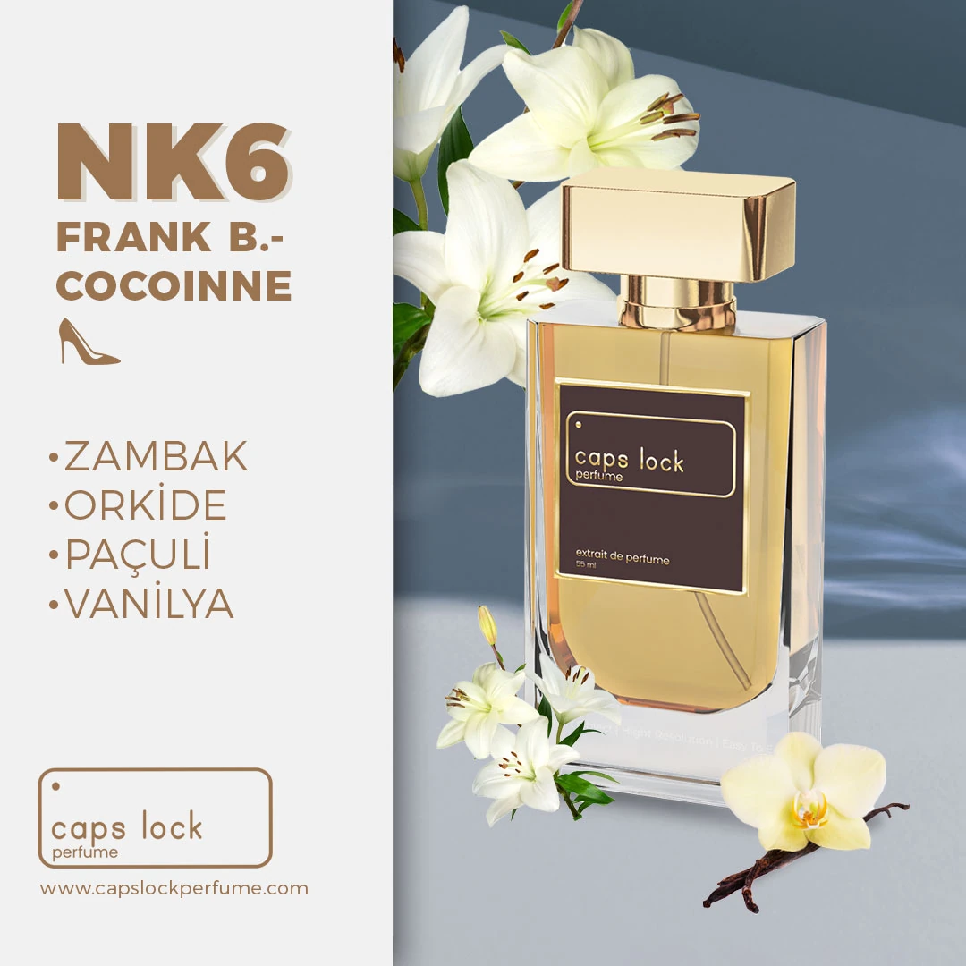NK06 - CAPS LOCK Perfume (Franck Boclet-Cocaine Muadili) 60 ml.