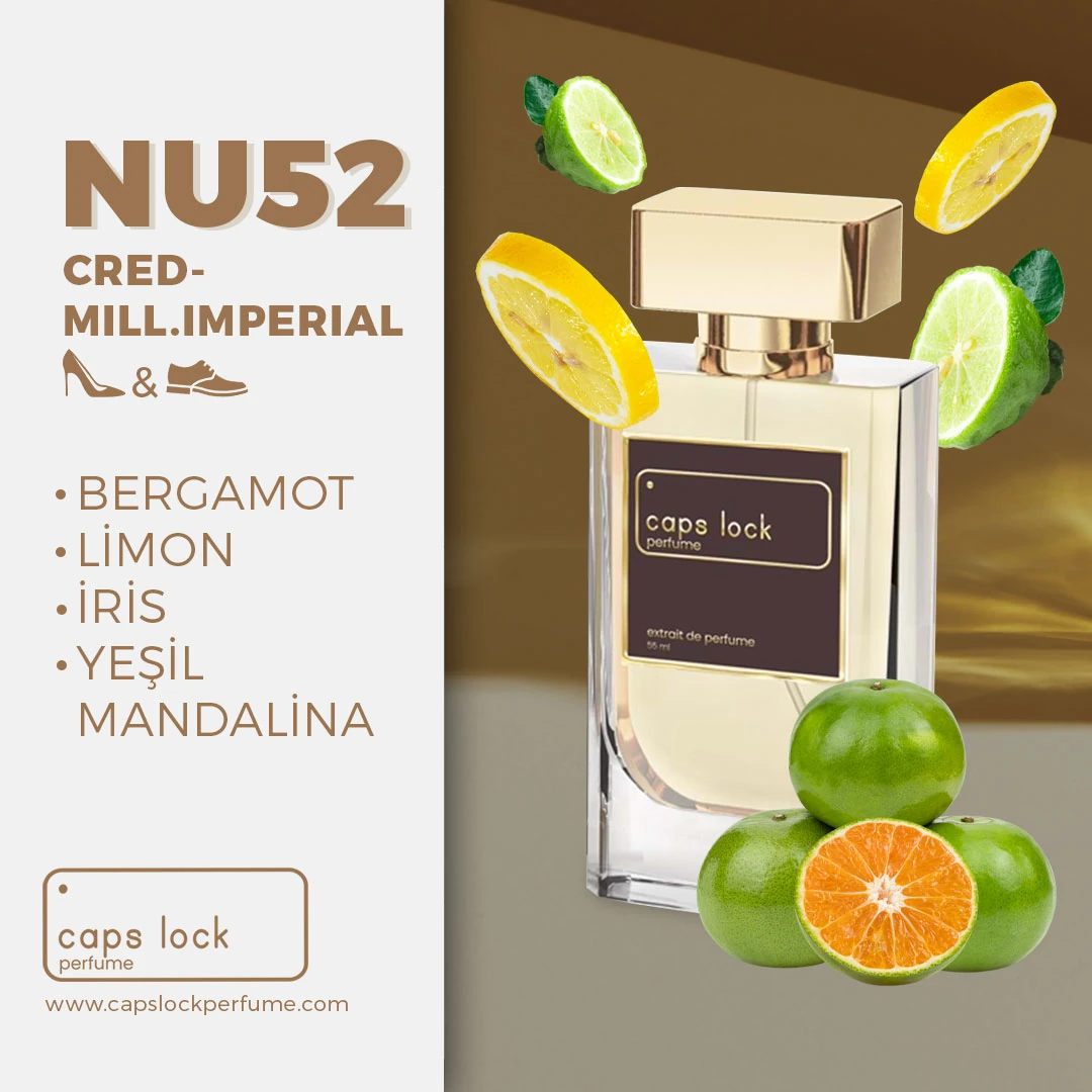 NU52 - CAPS LOCK Perfume (Creed-Millesime Imperial Muadili) 60 ml.
