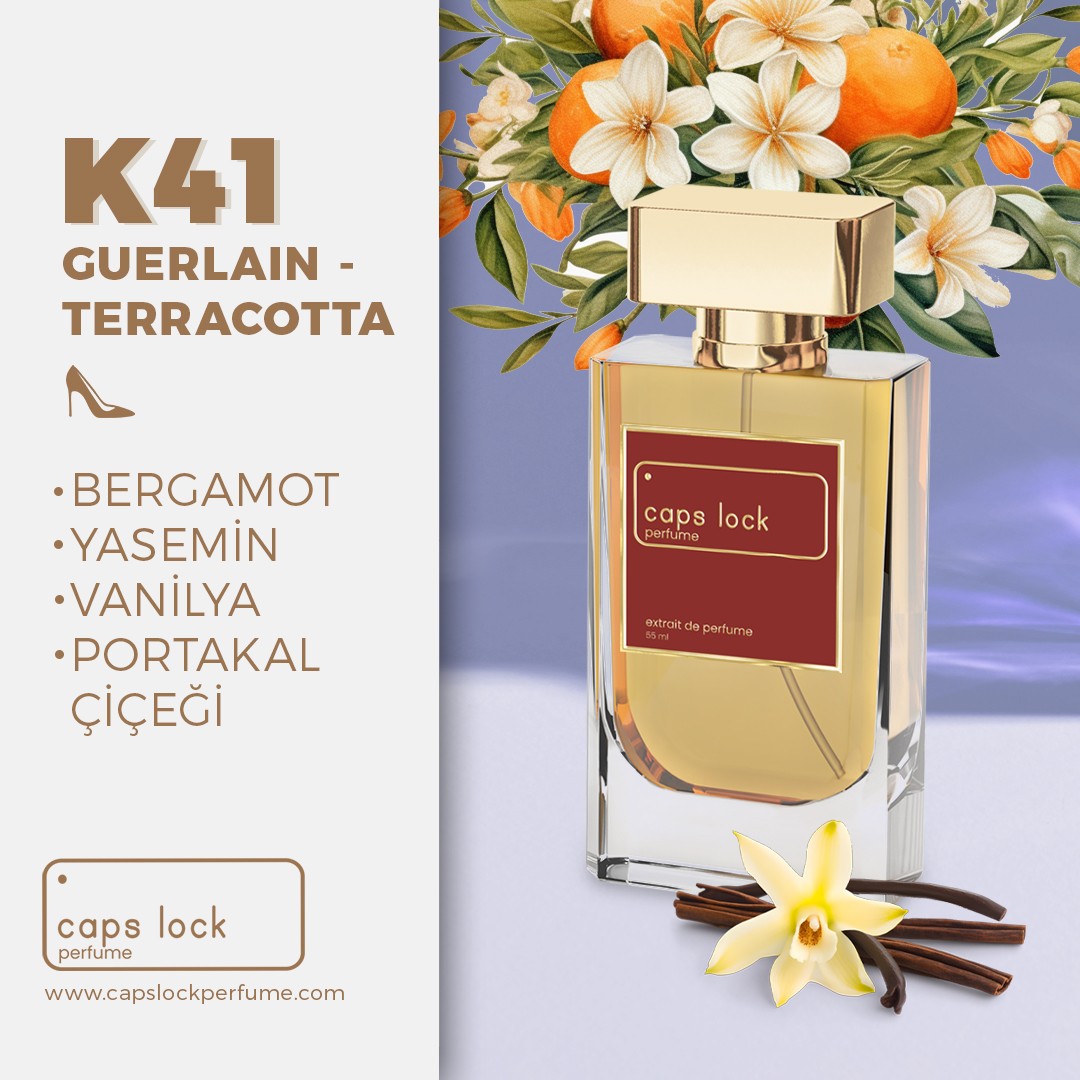 K41 - CAPS LOCK Perfume (Guerlain - Terracotta Muadili) 55 ml.