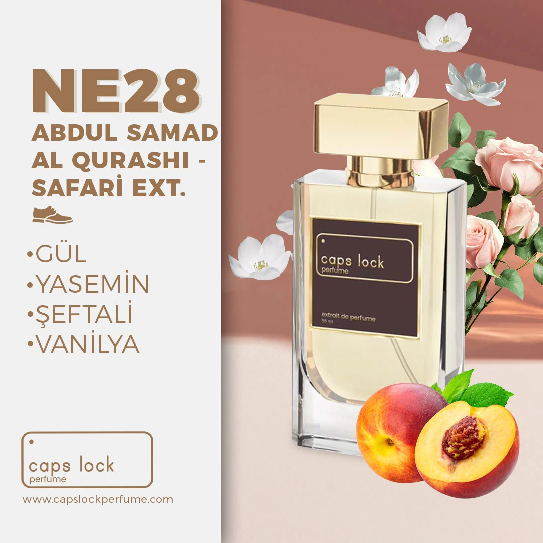 NE28 - CAPS LOCK Perfume (ASAQ-Safari Extreme Muadili) 60 ml.
