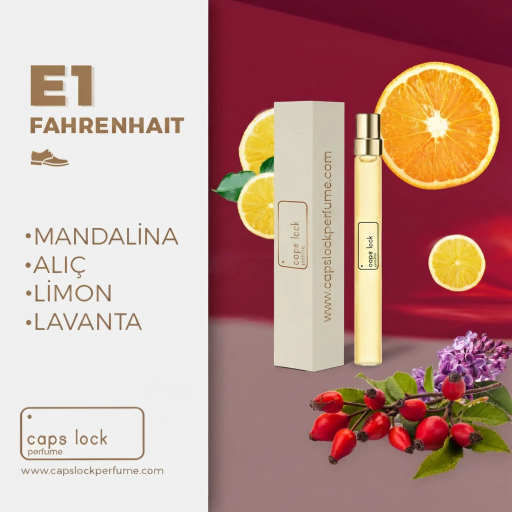 E01 - CAPS LOCK Perfume - Christian Dior Fahrenheit Muadili 10 ml.