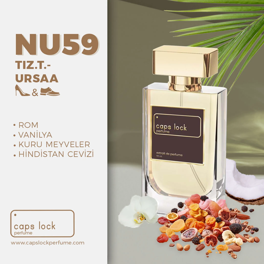 NU59 - CAPS LOCK Perfume (Tiziana Terenzi-Ursa Muadili) 60 ml.