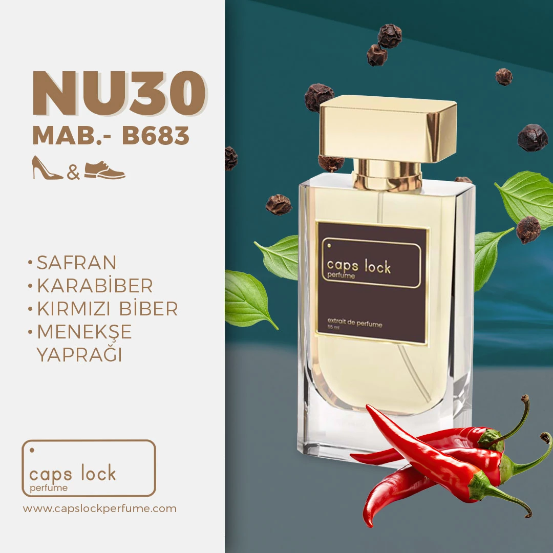 NU30 - CAPS LOCK Perfume (Marc Antoine Barrois-B683 Muadili) 60 ml.