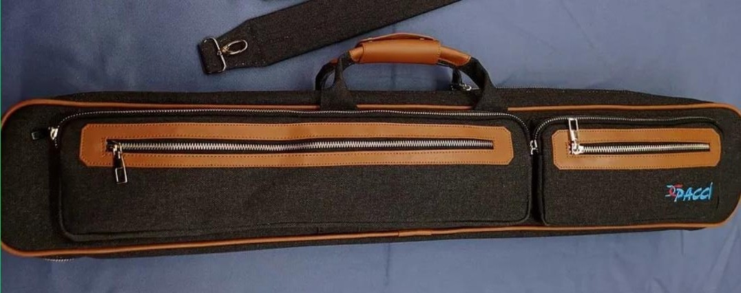 Pacci 2 Kasa 4 Şaft Bilardo ıstakası Çantası (Gri)