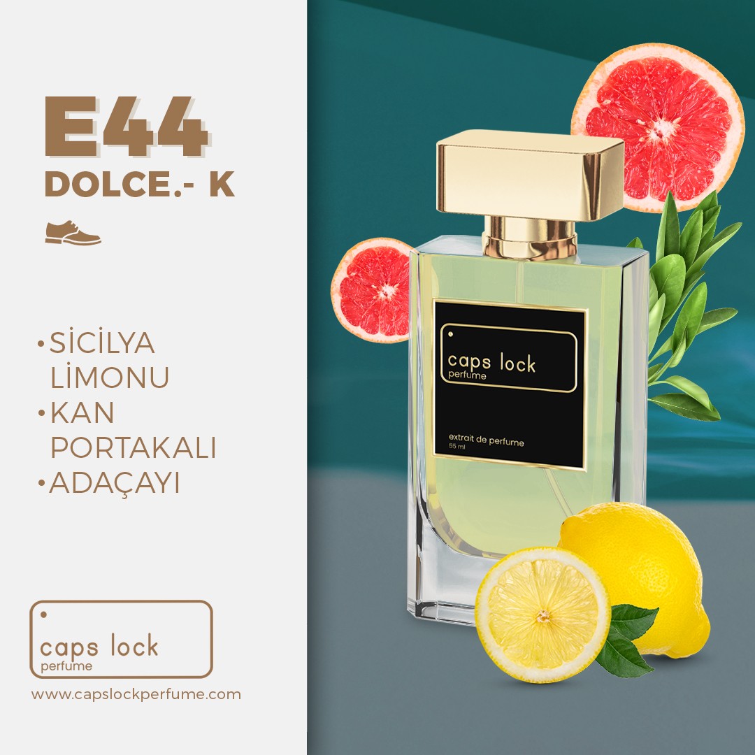 E44 - CAPS LOCK Perfume (Dolce&amp;Gabbana-K Muadili) 55 ml.