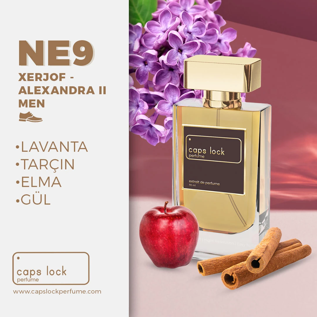 NE09 - CAPS LOCK Perfume (Xerjoff-Alexandria II Muadili) 60 ml.