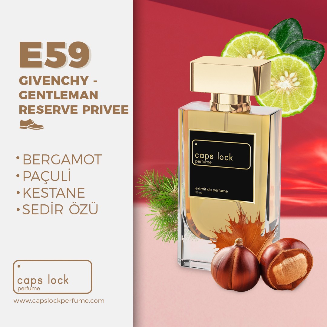 E59 - CAPS LOCK Perfume (Givenchy-Gentleman Reserve Privee Muadili) 55 ml.