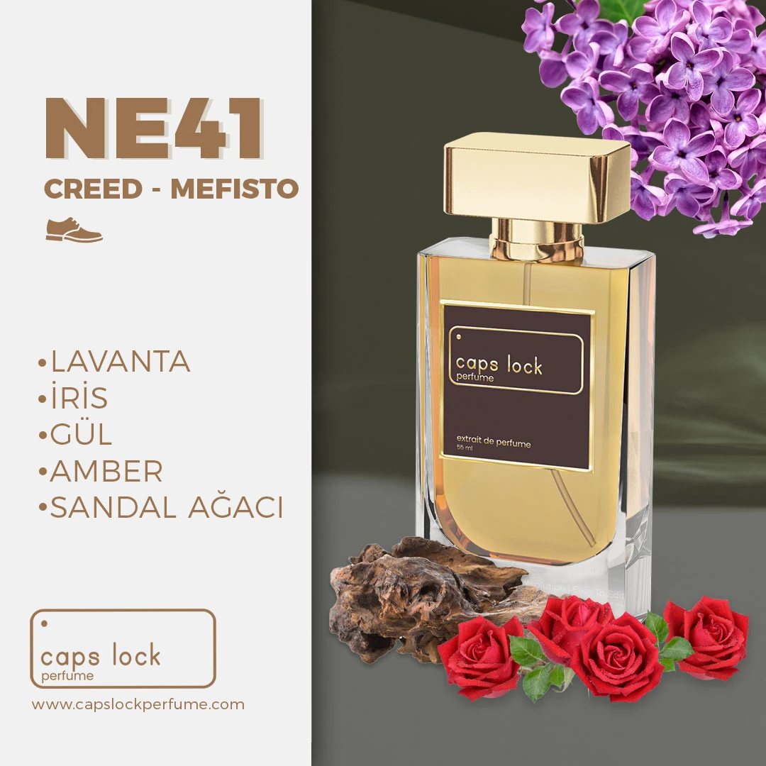 NE41 - CAPS LOCK Perfume (Xerjoff-Mefisto Muadili) 60 ml.