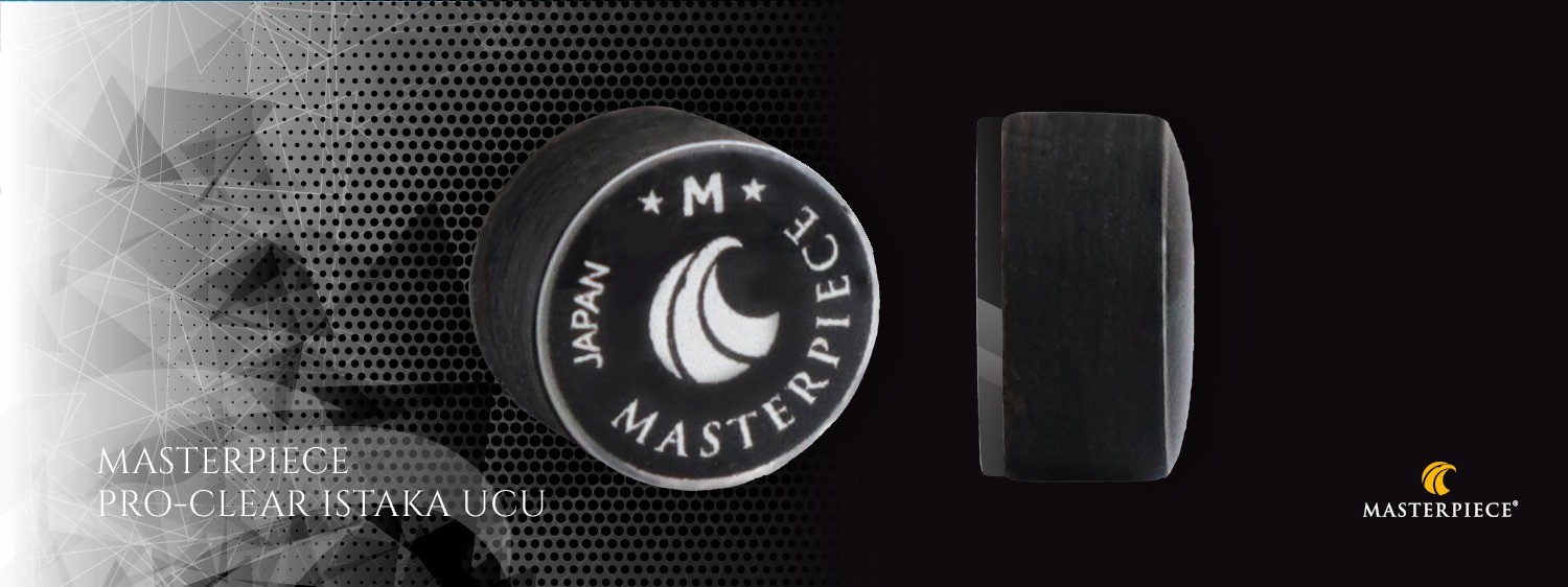 Masterpiece Black-Clear Bilardo Istakası Ucu-Medium