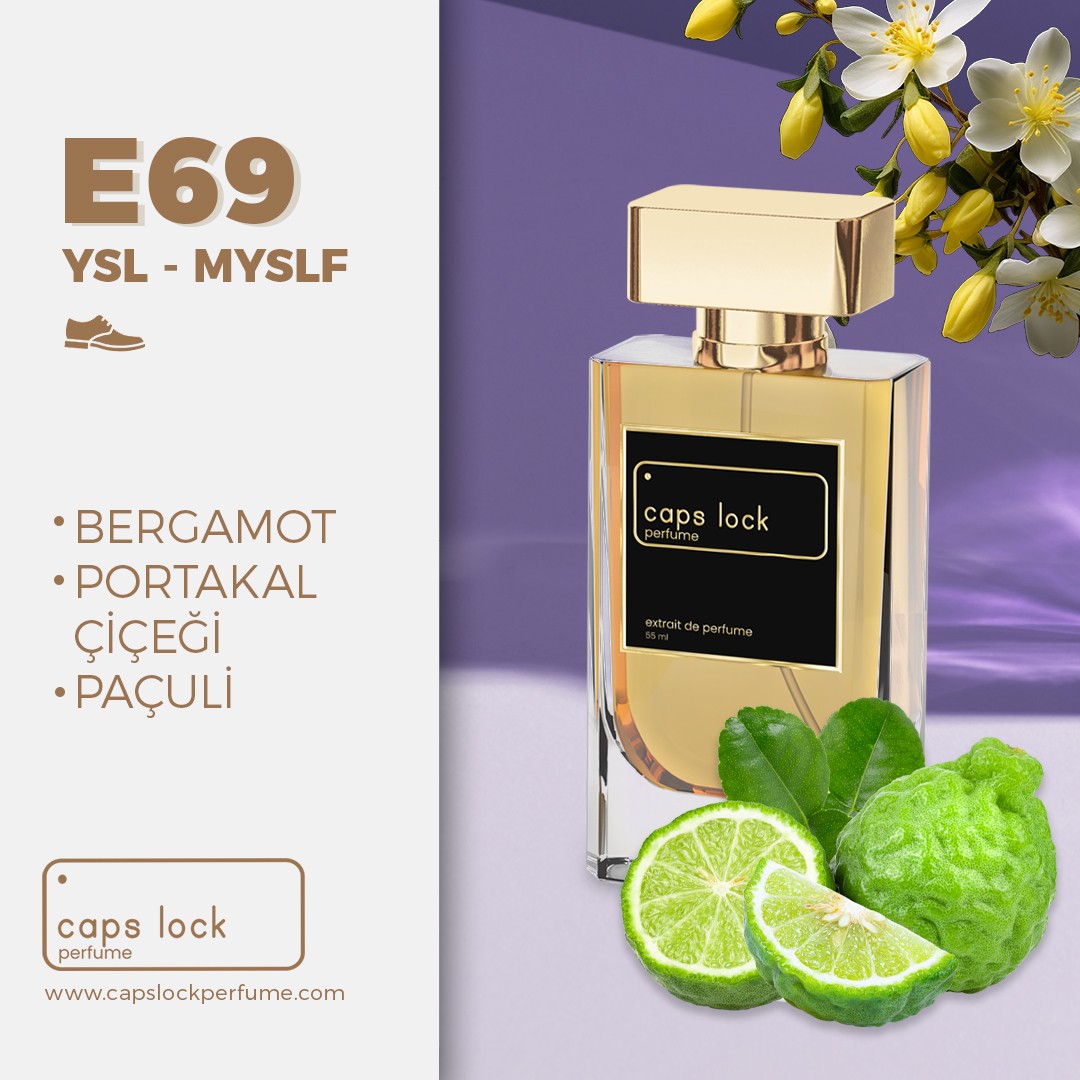 E69 - CAPS LOCK Perfume (YSL-MYSLF Muadili) 55 ml.