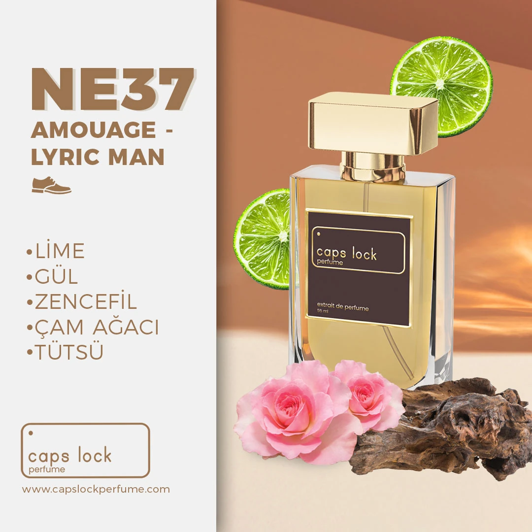 NE37 - CAPS LOCK Perfume (Amouage-Lyric Man Muadili) 60 ml.