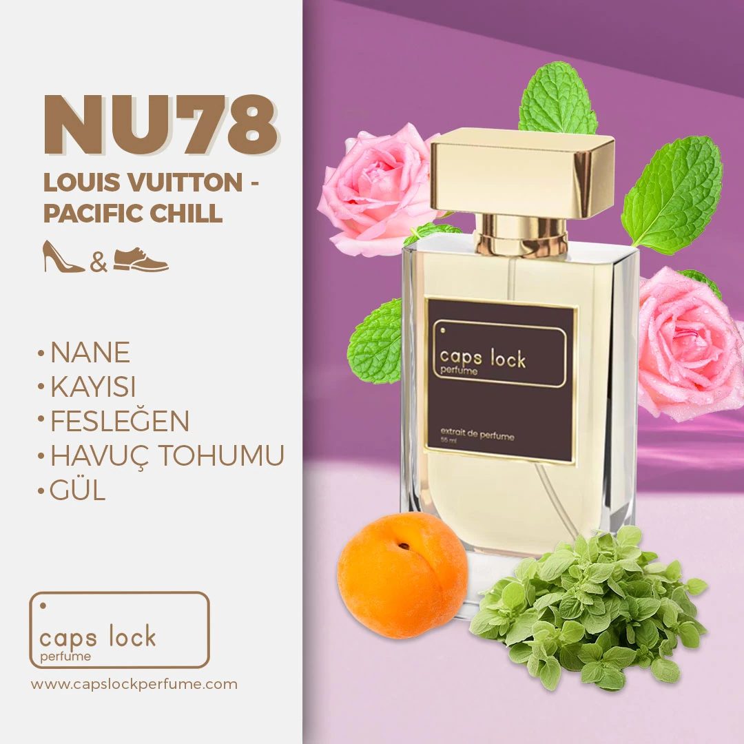 NU78 - CAPS LOCK Perfume (Louis Vuitton-Pasific Chill Muadili) 60 ml.