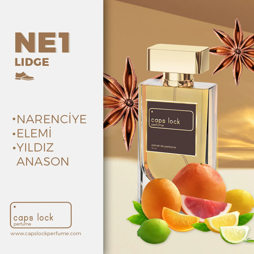 NE01 - CAPS LOCK Perfume (Guerlain-LIDGE Muadili) 60 ml.
