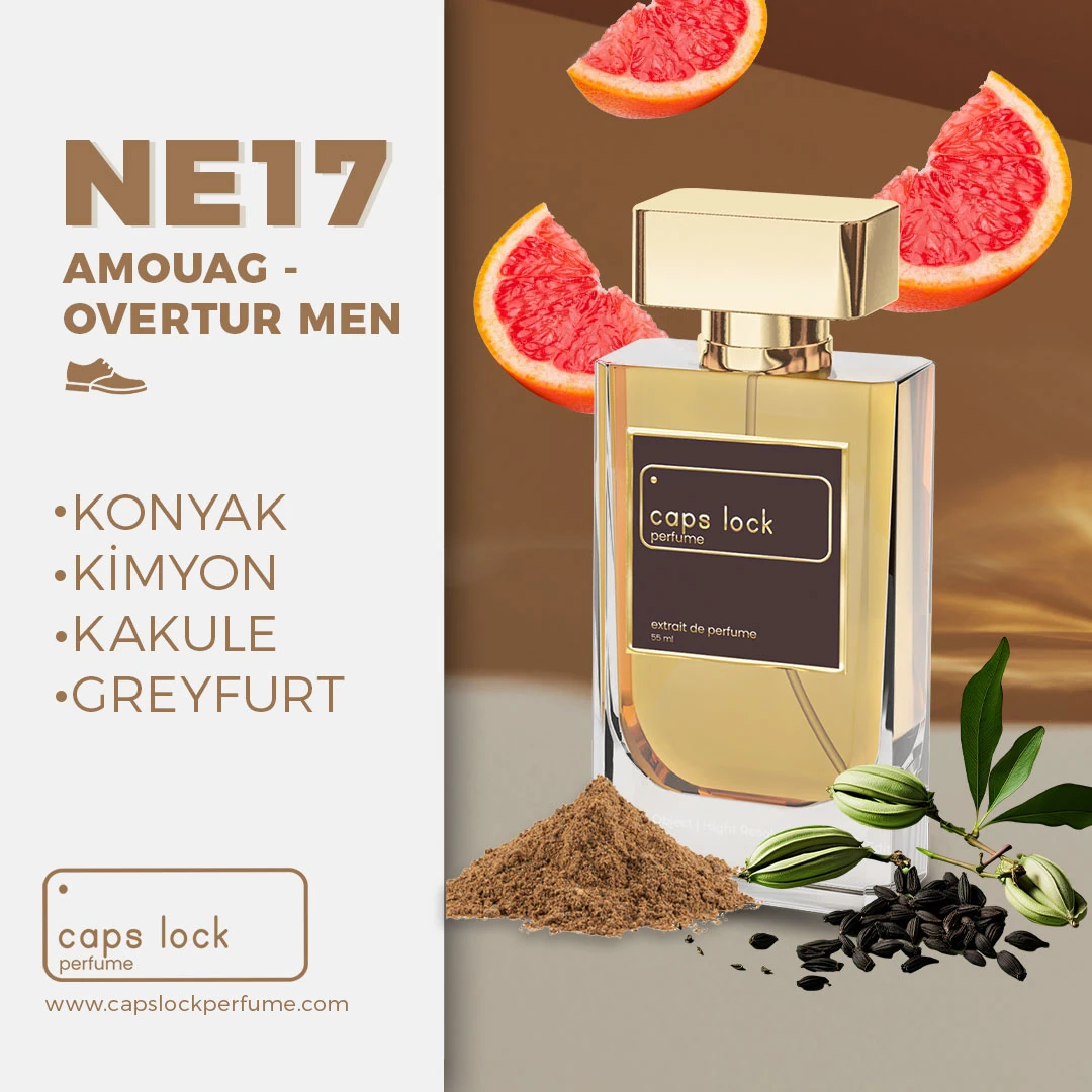 NE17 - CAPS LOCK Perfume (Amouage-Overture Muadili) 60 ml.