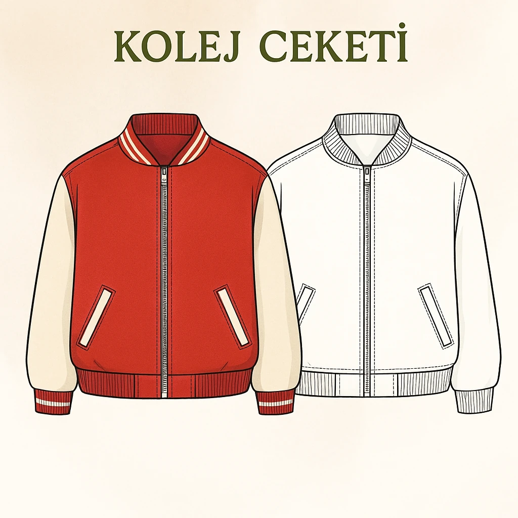 KOLEJ CEKETİ KALIBI(7-15 YAŞ)