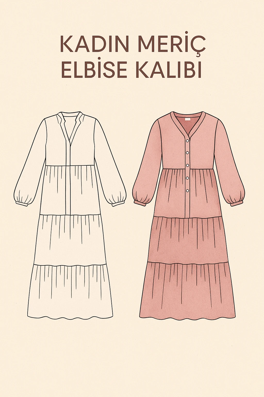 MERİÇ ELBİSE KALIBI
