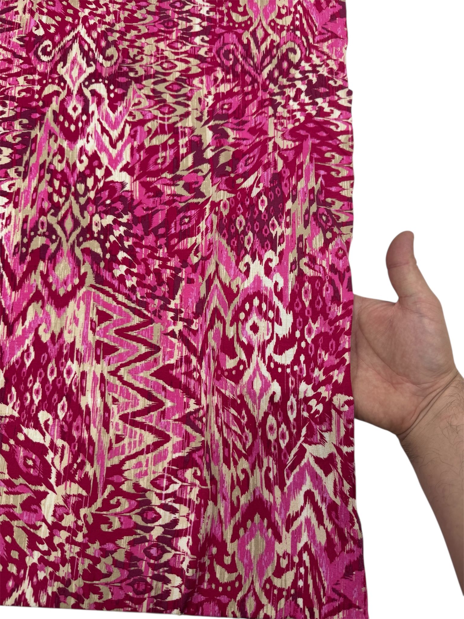 ETNİK PEMBE VİSKON PENYE