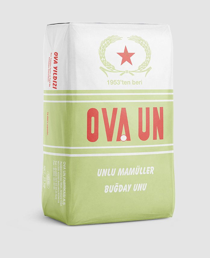 OVA YILDIZI Unlu Mamüller Buğday Un 25 kg