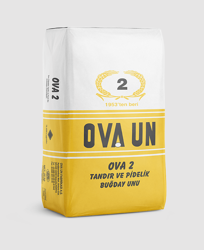OVA 2 Tandır ve Pidelik Buğday Unu 25 Kg