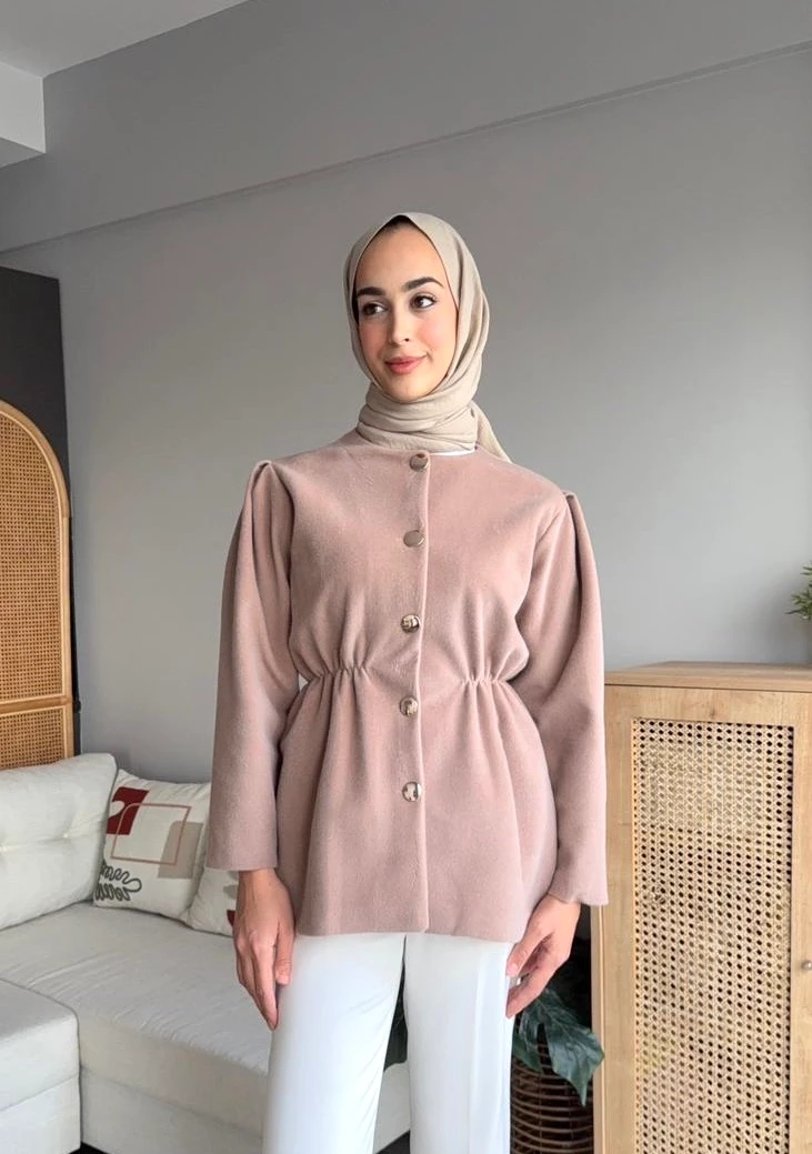 Alpaka Ceket - Camel