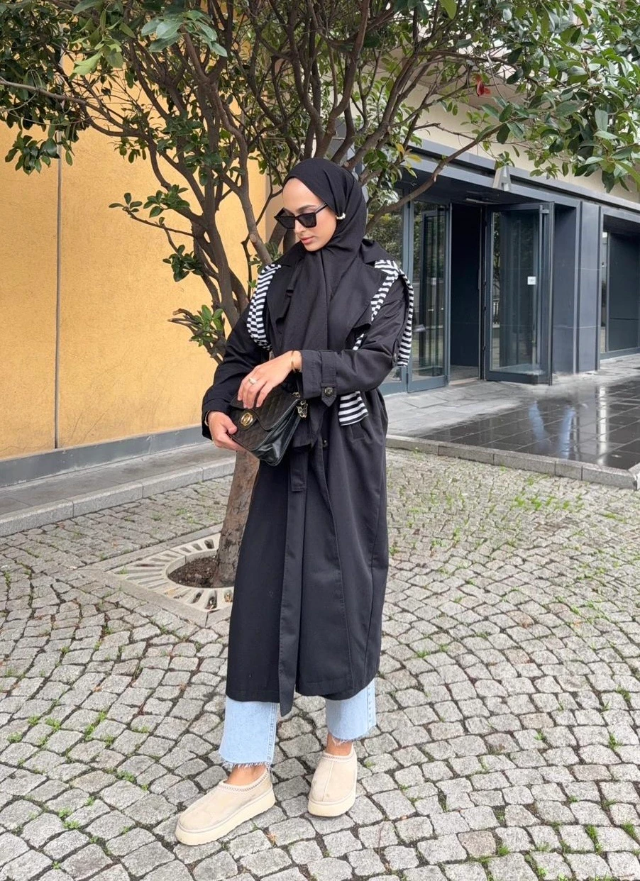 MD Trençkot - Siyah