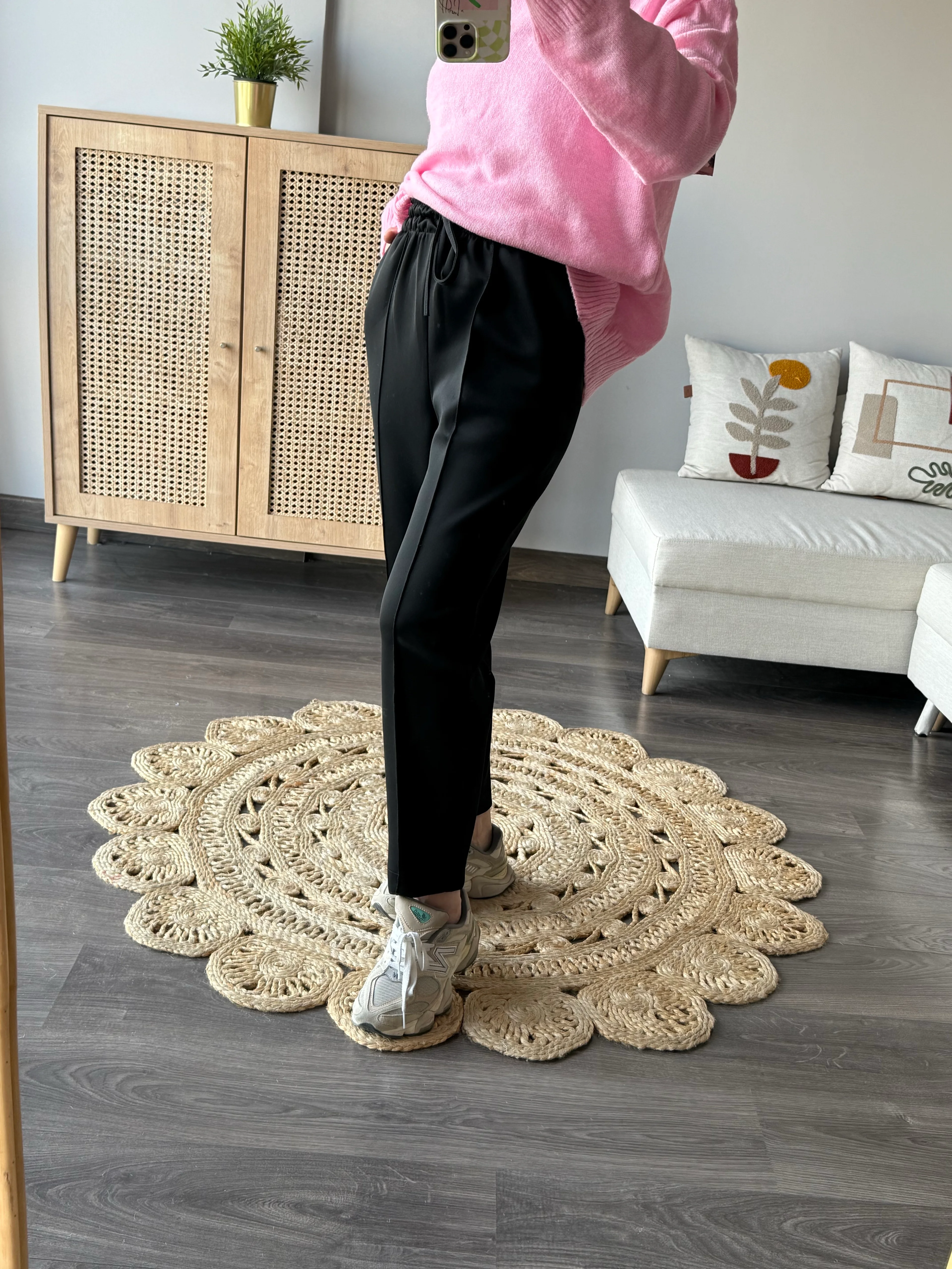 Scuba Havuç Pantolon - Siyah