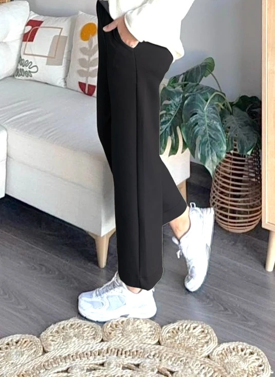 Dikişli Scuba Pantolon