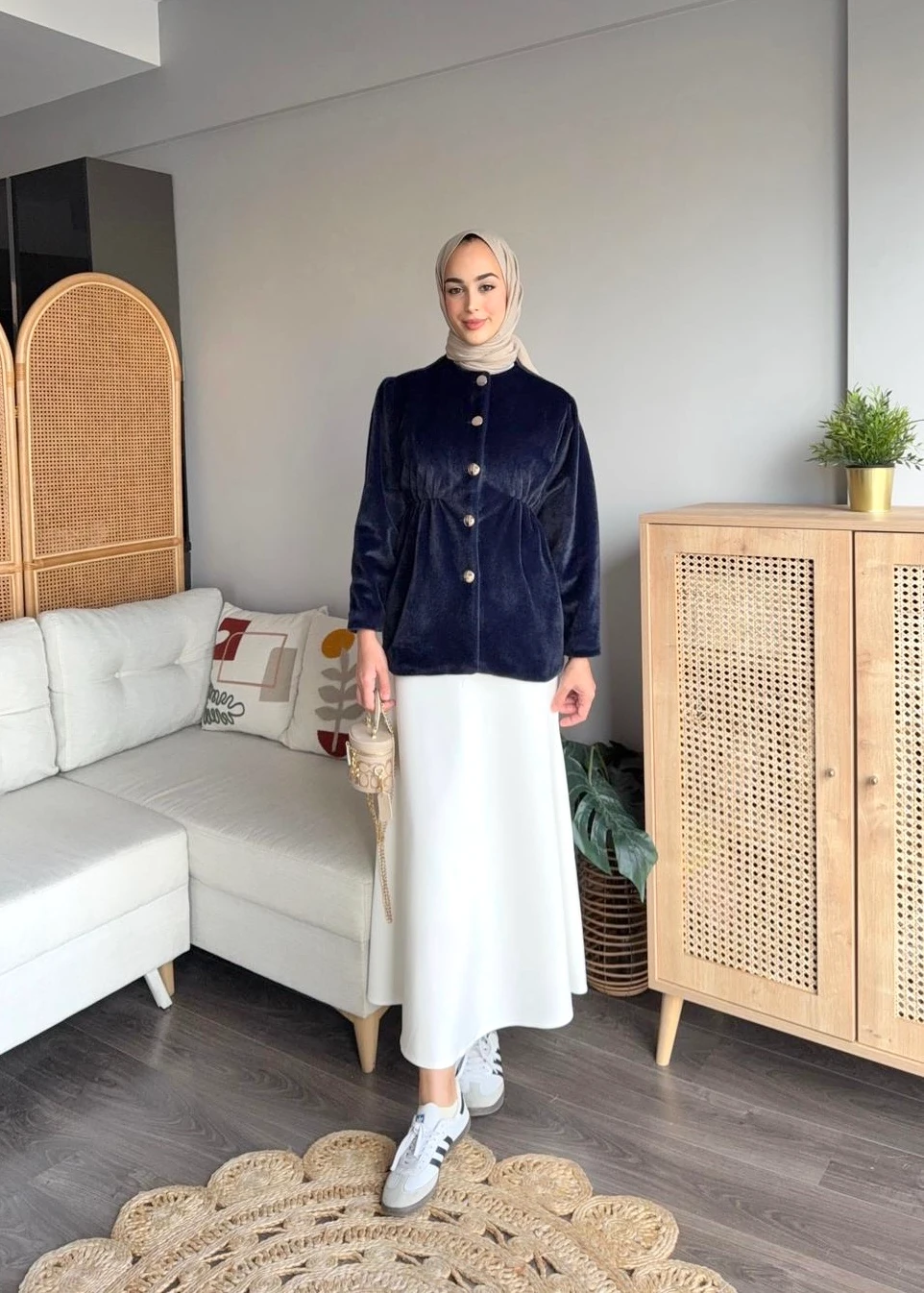 Alpaka Ceket - Lacivert