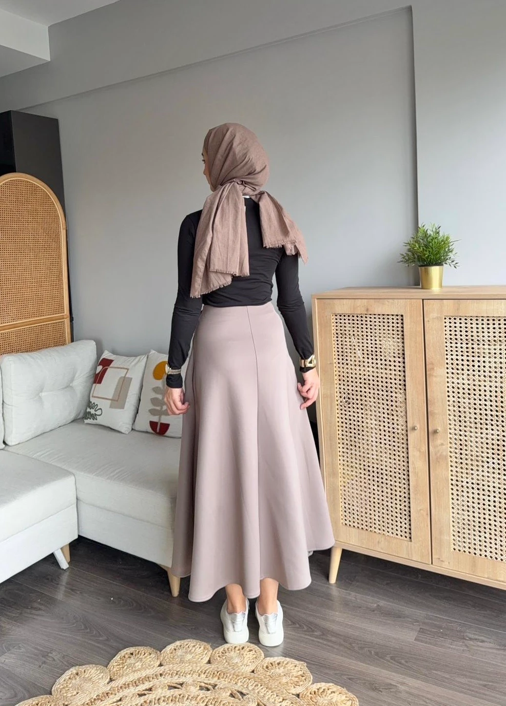 Bağlamalı Scuba Etek