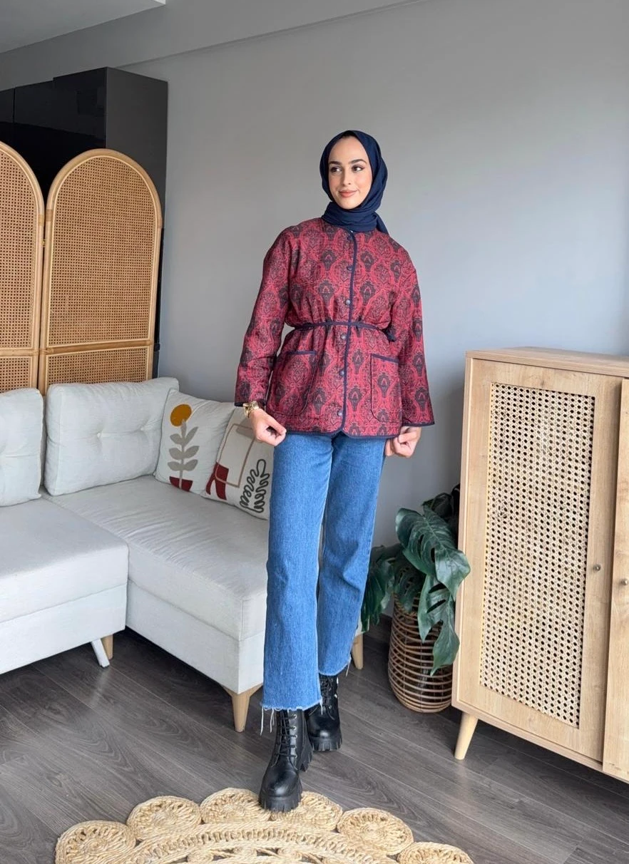 Bohem Kapitone Ceket - Standart