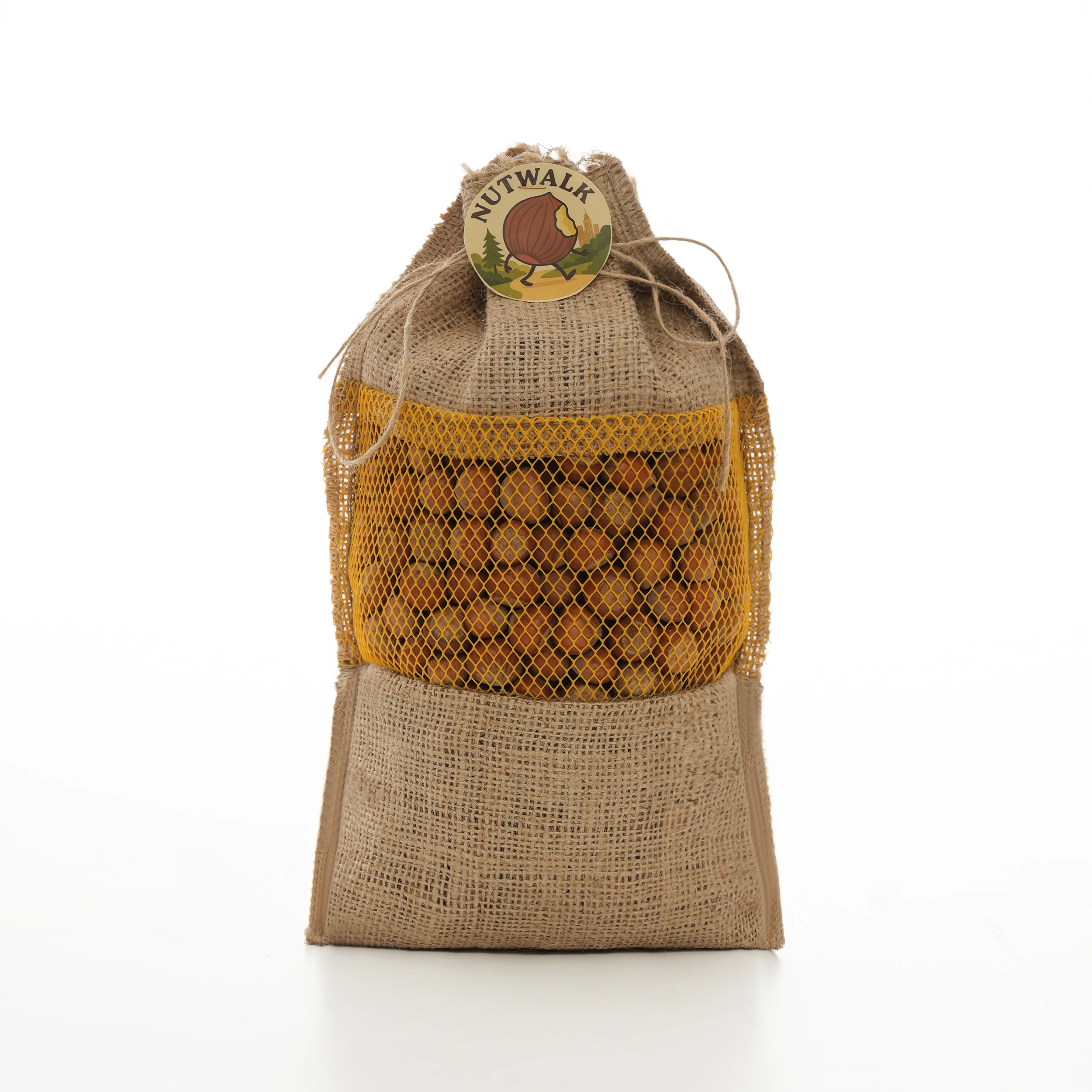 Nutwalk 1 KG Fındık – Özel Jüt Çuval + Fındık Kıracağı Hediyeli | Doğal & Premium Lezzet